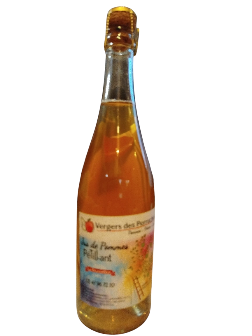 jus de pommes pétillant 0.75l